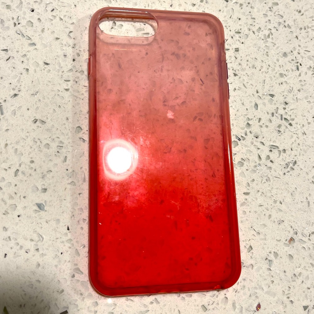 Ombré Red 7Plus iPhone case
